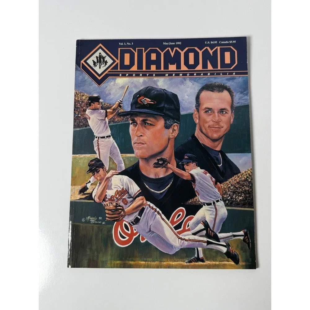 Diamond Sports Memorabilia Magazine Vol 1 No 3 May/June 1992 Cal Ripken Jr Cover